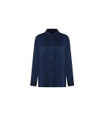 Emma Textured Seersucker Asymmetric button up Blouse