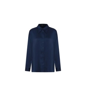 Emma Textured Seersucker Asymmetric button up Blouse